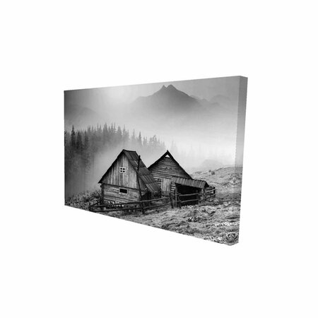 FONDO 20 x 30 in. Mountain Carpathian Village-Print on Canvas FO2793133